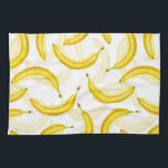 Bananas Kitchen Towel<br><div class="desc">Watercolor pattern with bananas.</div>