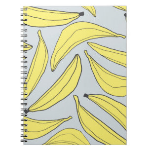 Bananas Notebook in Yellow