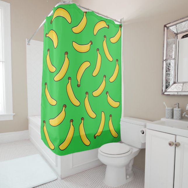 Bananas on Lime Green (In Situ)