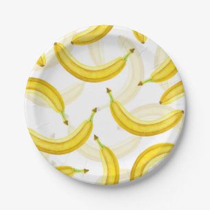 Bananas Paper Plate