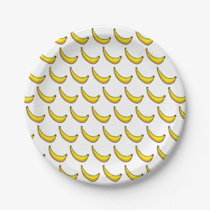 Bananas Paper Plate