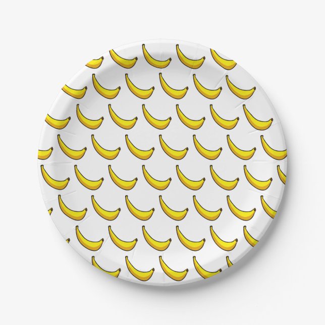 Bananas Paper Plate (Front)