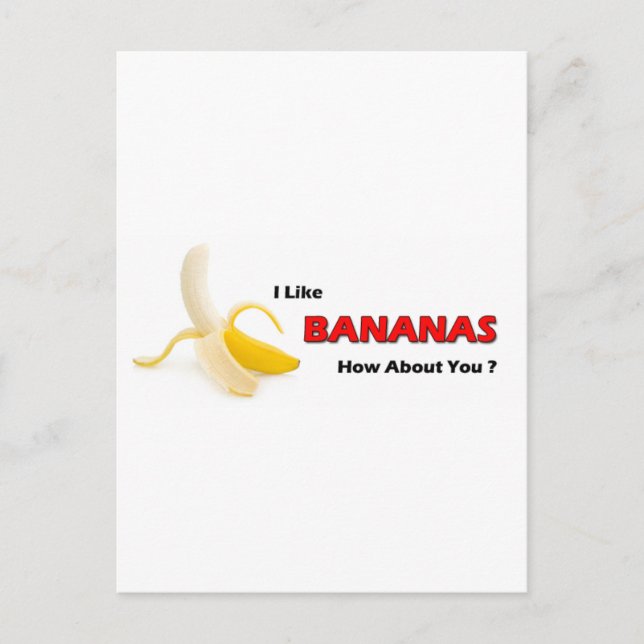 Bananas Postcard (Front)