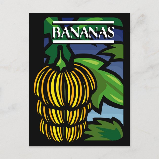 Bananas Postcard (Front)