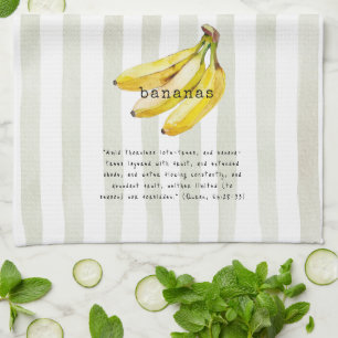 Bananas - Quran Verse Kitchen Towel