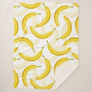 Bananas Sherpa Blanket