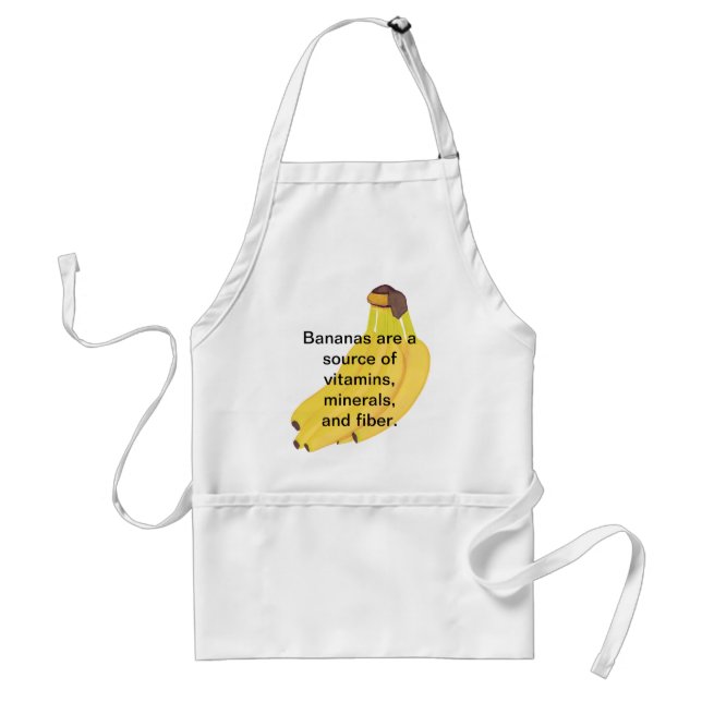 Bananas Source Vitamins Minerals Fibre Aprons (Front)