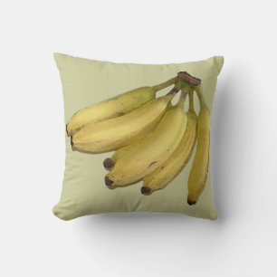 bananas throw pillow