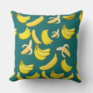 bananas throw pillow
