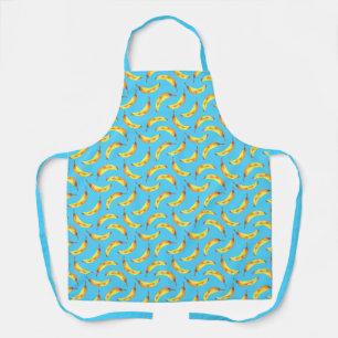 Bananas Watercolor Pattern Apron