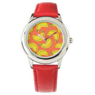 Bananas watercolor watch