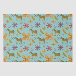 Bananas & Zebras Tissue Paper
