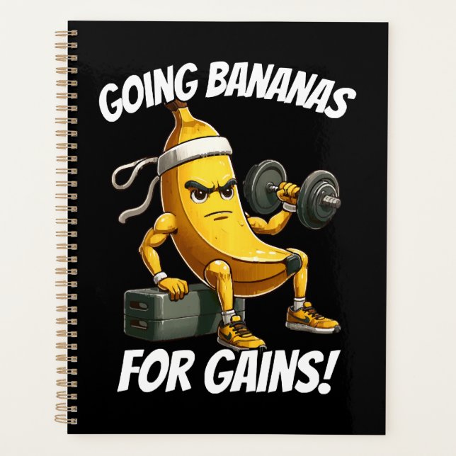 banane faisant de l'exercice (Devant)