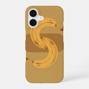 Bananes Entrelacées Vintage iPhone 16 Case