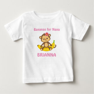 Bananes pour le T-shirt fait sur commande du
