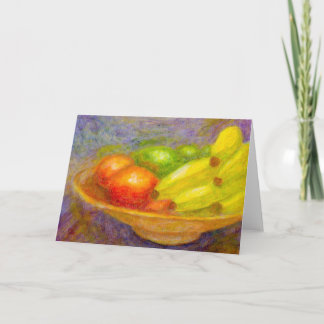 Bananes, tomates et chaux, carte de voeux
