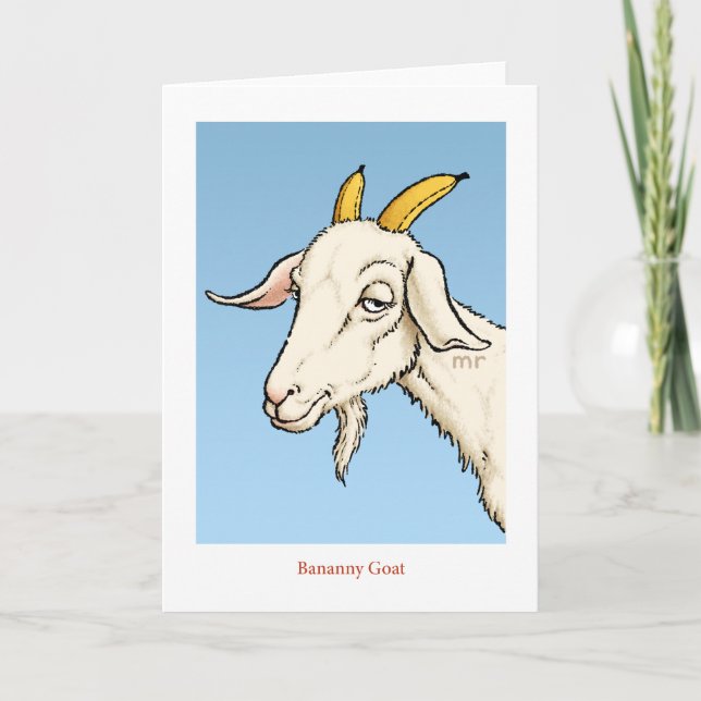 Bananny Goat Card (Front)