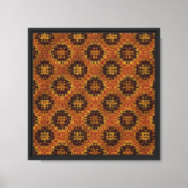 Banarasi Saree Pattern  Canvas Print (Front)
