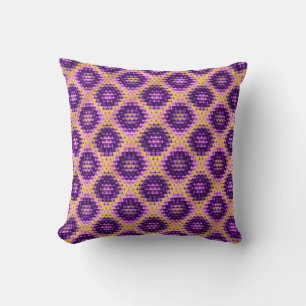 Banarasi Saree Pattern  Throw Pillow