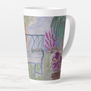 Banc d'été Latte Mug