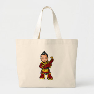 Bancha Ninja Shenkuu Staff Player Large Tote Bag