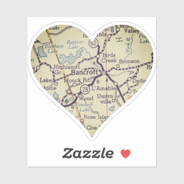 Bancroft Ontario Vintage Map (Sheet)