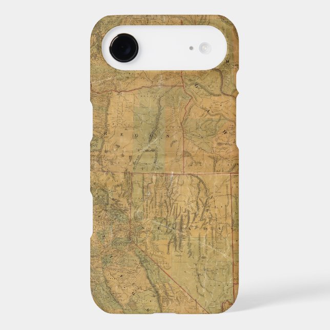 Bancroft's Map Of The Pacific States Case-Mate Samsung Galaxy Case (Back)