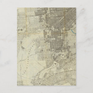 Bancroft's Official San Francisco City Map Postcard