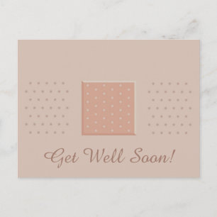 Band-Aid Get Well Soon - Postcard