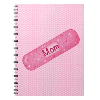 Band-aid mom soft pink Notebook