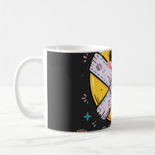 Band-Aids and Hugs School Nurse Mug