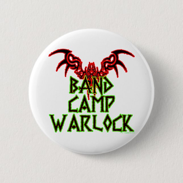 Band Camp Warlock 2 Inch Round Button (Front)