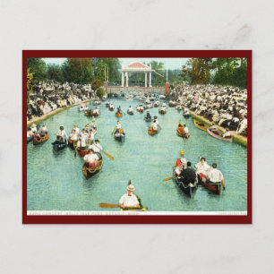Band Concert, Belle Isle Park, Detroit Vintage Postcard