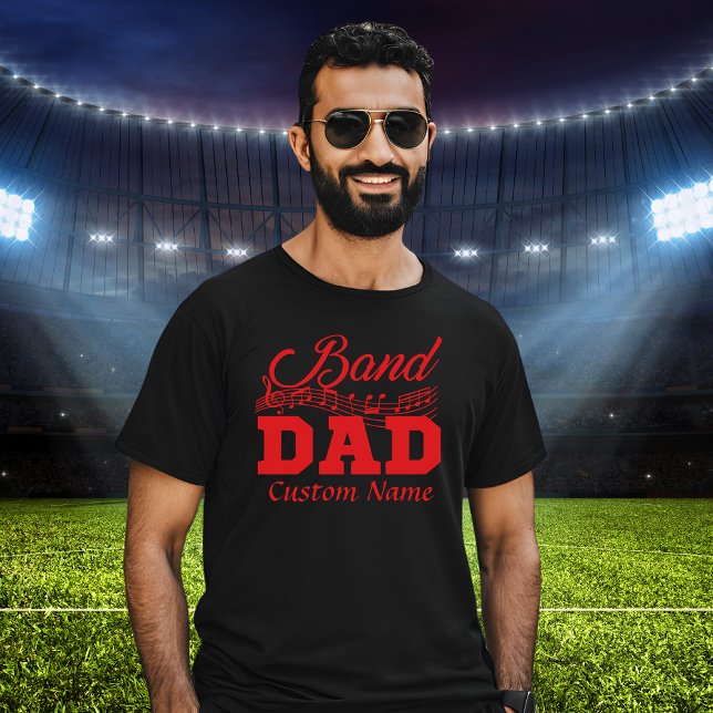 Band Dad Custom Name T-Shirt (Creator Uploaded)