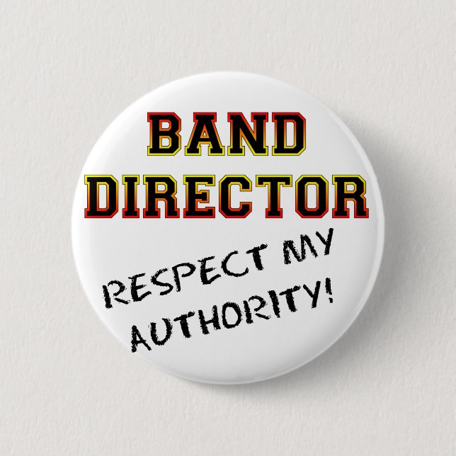 Band Director 2 Inch Round Button (Front)