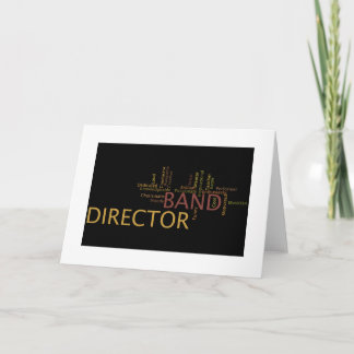 Band Director Card