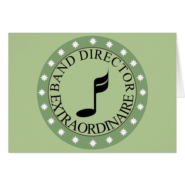 Band Director Gift (Front Horizontal)