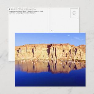 Band-e-Amir Park, Afghanistan Travel Postcard