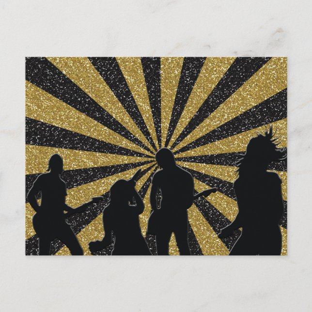 Band group postcard (Front)