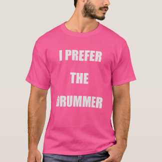 Band Groupie Concert Festival Band Fan Drummer vin T-Shirt