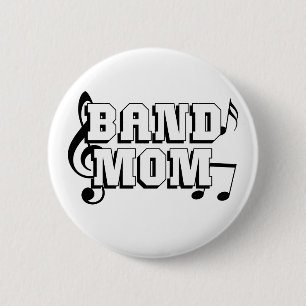 Band Mom 2 Inch Round Button