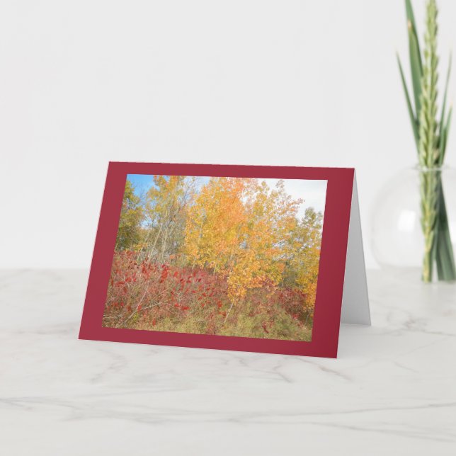 Band of Sumac Blank Note Card (Front)