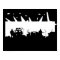 Band On Stage Concert Silhouette B&W
