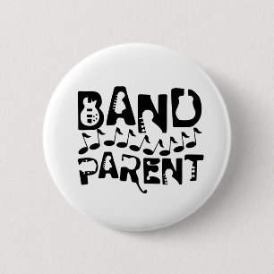 Band Parent Music Notes 2 Inch Round Button