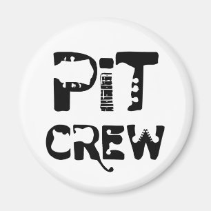 Band Pit Crew Musical Text Magnet