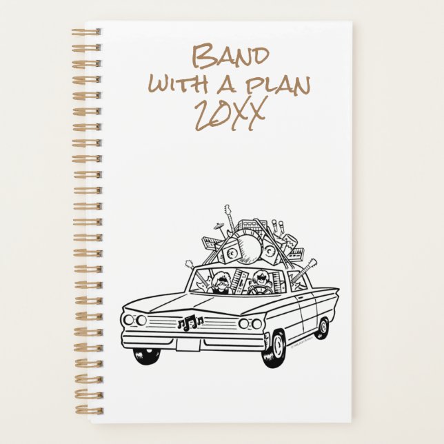 Band With A Plan 20XX Planner (5.5" x 8.5") (Front)