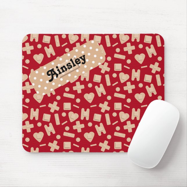 Bandage Assortment Mouse Pad (With Mouse)