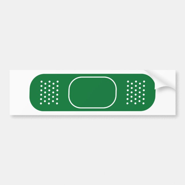 Bandage Bumper Sticker (Front)