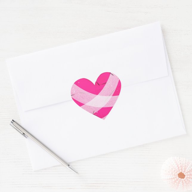 Bandaged Heart Valentine's Day Sticker (Envelope)