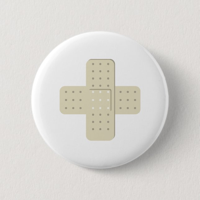 Bandaid Bandages 2 Inch Round Button (Front)